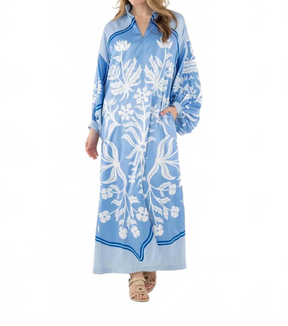 NEW EMILY MCCARTHY fiona dress in dutch tile
